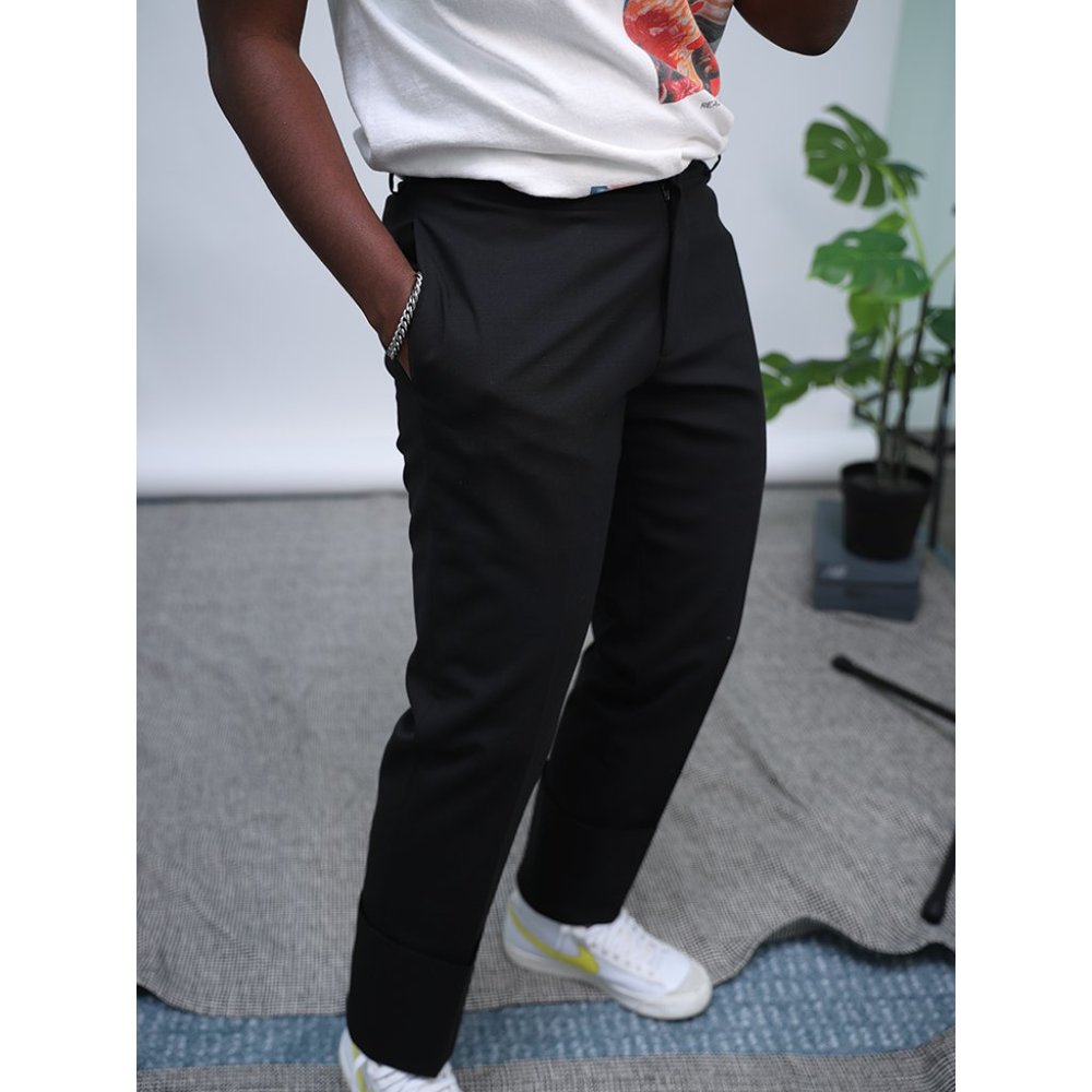 Dress pants with big cuff
